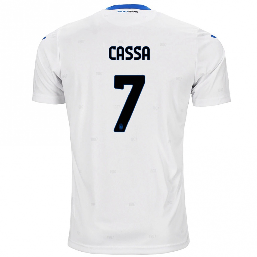 Niño Fútbol Camiseta Federico Cassa #7 Blanco 2ª Equipación 2024/25 Perú