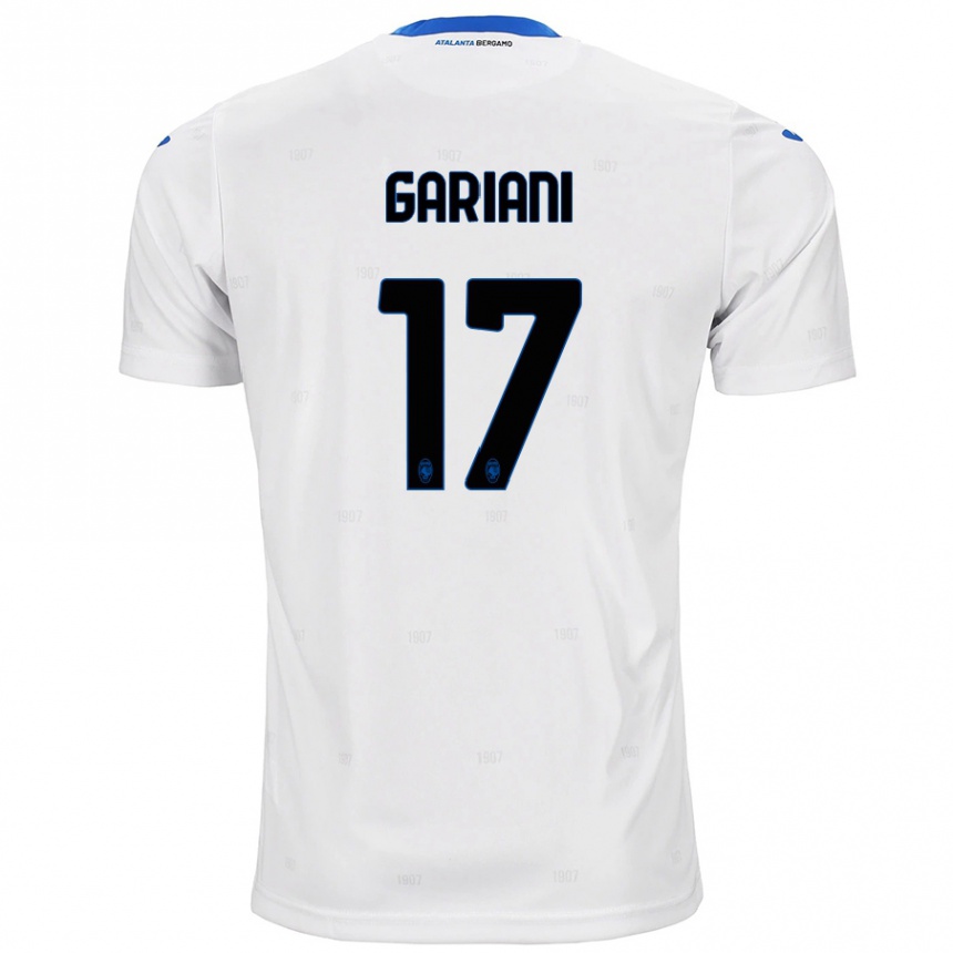 Niño Fútbol Camiseta Niccolò Gariani #17 Blanco 2ª Equipación 2024/25 Perú