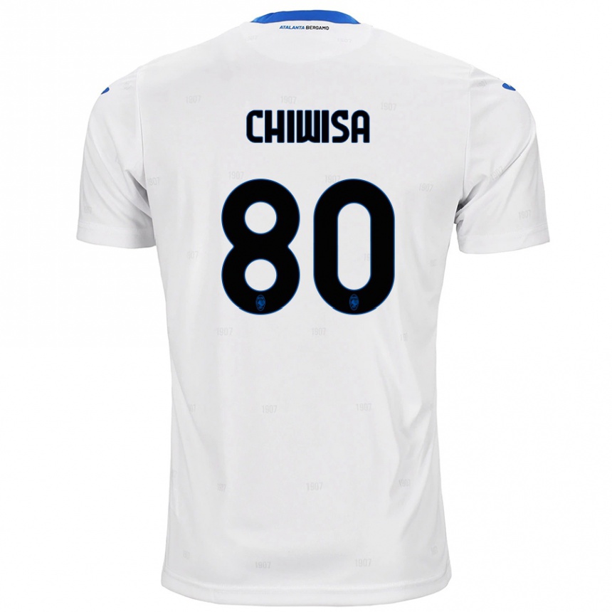 Niño Fútbol Camiseta Mannah Chiwisa #80 Blanco 2ª Equipación 2024/25 Perú