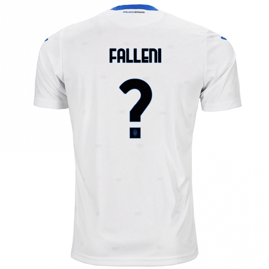 Niño Fútbol Camiseta Alessandro Falleni #0 Blanco 2ª Equipación 2024/25 Perú