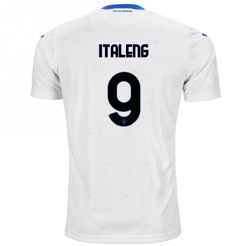 Niño Fútbol Camiseta Jonathan Italeng #9 Blanco 2ª Equipación 2024/25 Perú