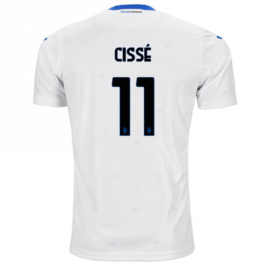 Niño Fútbol Camiseta Moustapha Cissé #11 Blanco 2ª Equipación 2024/25 Perú