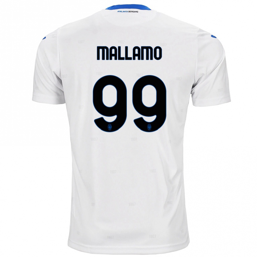 Niño Fútbol Camiseta Alessandro Mallamo #99 Blanco 2ª Equipación 2024/25 Perú