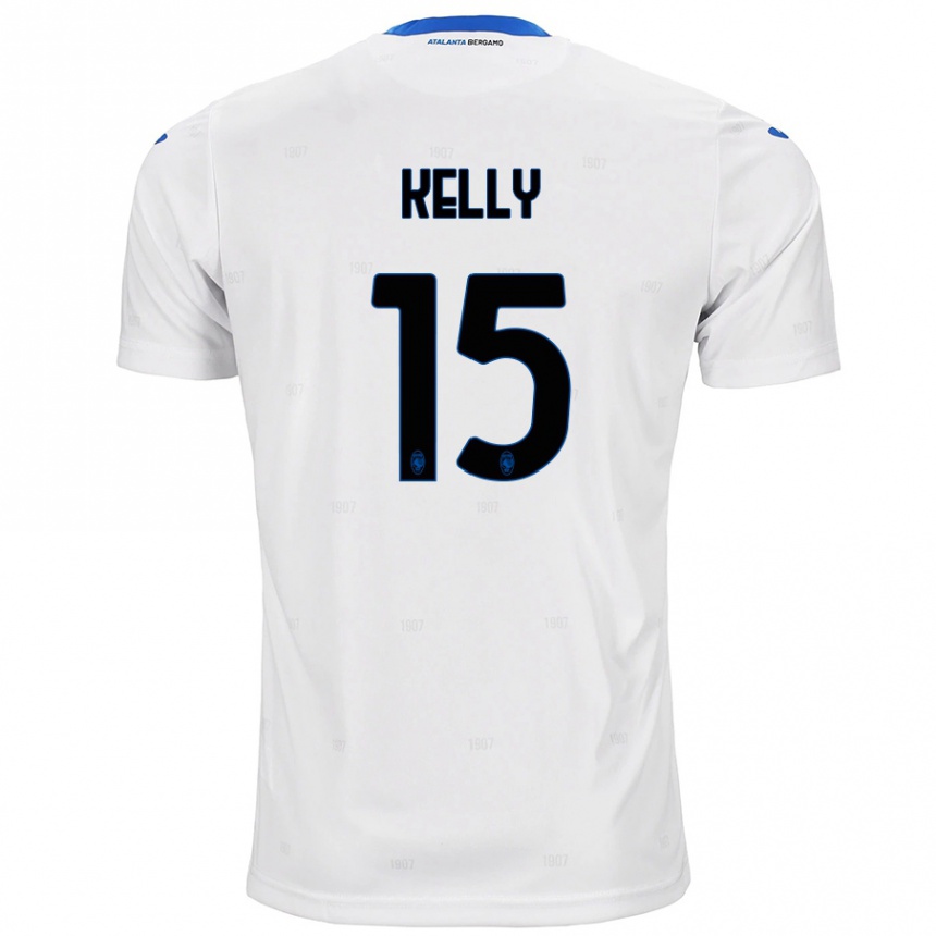 Niño Fútbol Camiseta Maegan Kelly #15 Blanco 2ª Equipación 2024/25 Perú