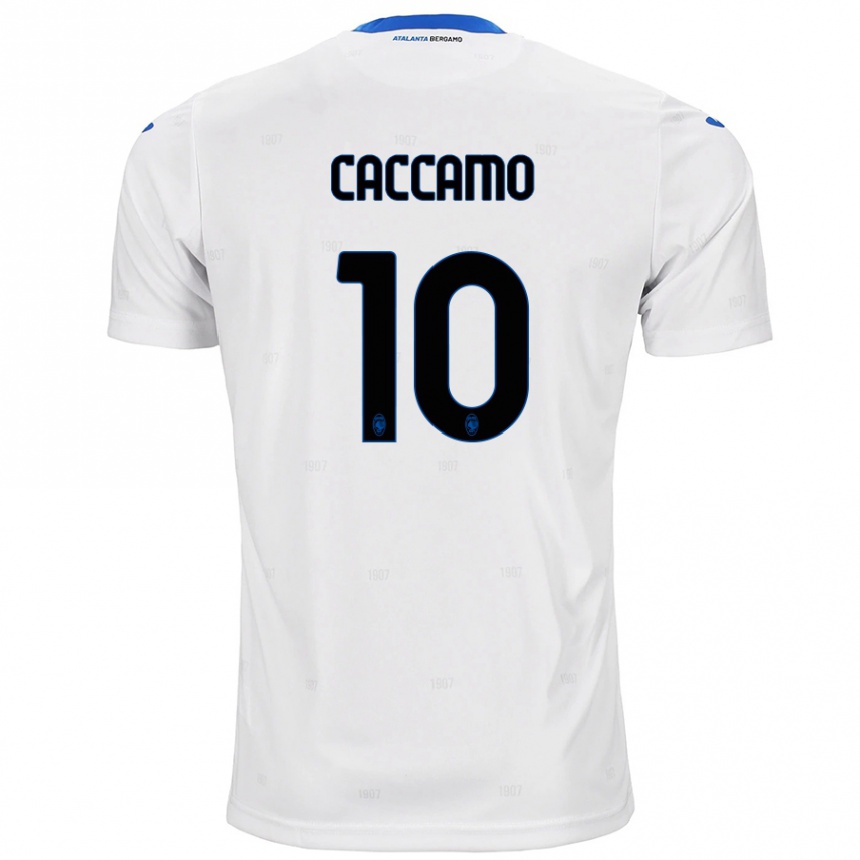 Niño Fútbol Camiseta Patrizia Caccamo #10 Blanco 2ª Equipación 2024/25 Perú