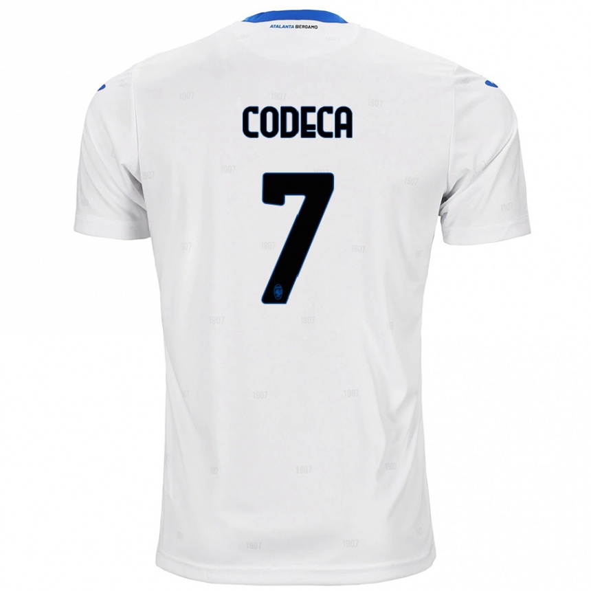 Niño Fútbol Camiseta Bianca Codeca #7 Blanco 2ª Equipación 2024/25 Perú