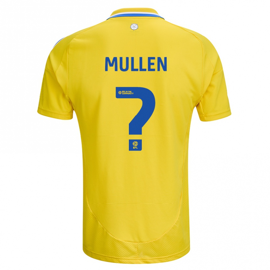 Niño Fútbol Camiseta Jeremiah Chilokoa-Mullen #0 Amarillo Azul 2ª Equipación 2024/25 Perú