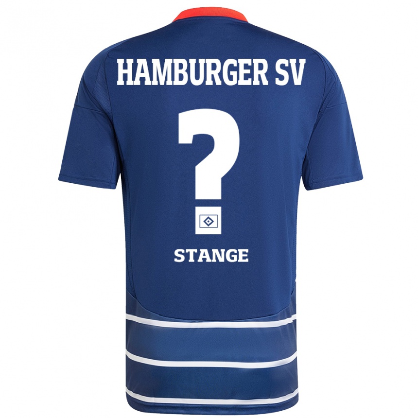 Niño Fútbol Camiseta Tobias Stange #0 Azul Oscuro 2ª Equipación 2024/25 Perú