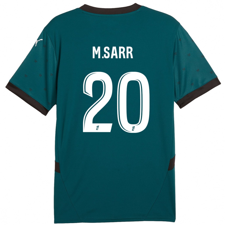 Niño Fútbol Camiseta Malang Sarr #20 Verde Oscuro 2ª Equipación 2024/25 Perú