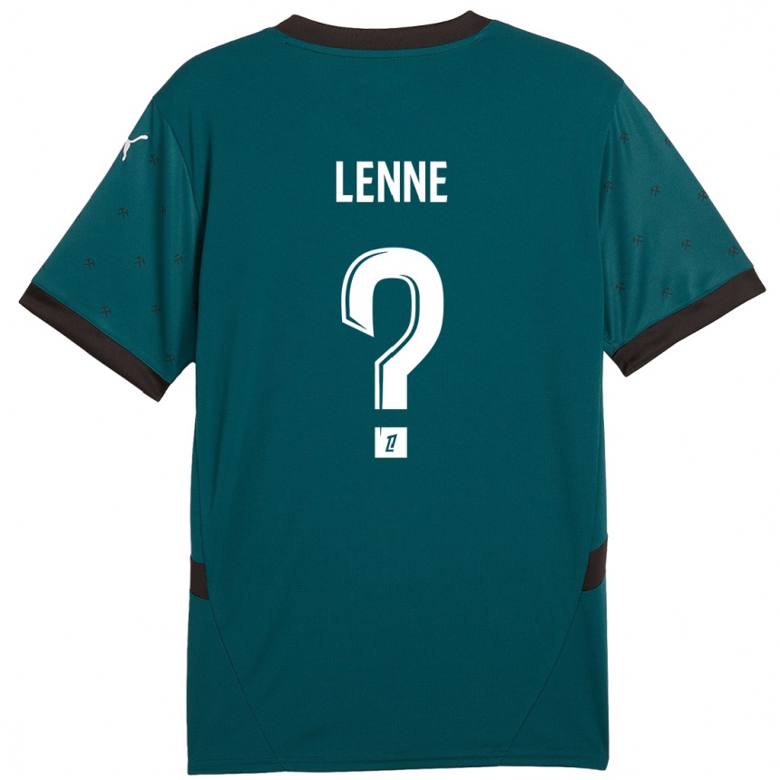 Niño Fútbol Camiseta Oscar Lenne #0 Verde Oscuro 2ª Equipación 2024/25 Perú