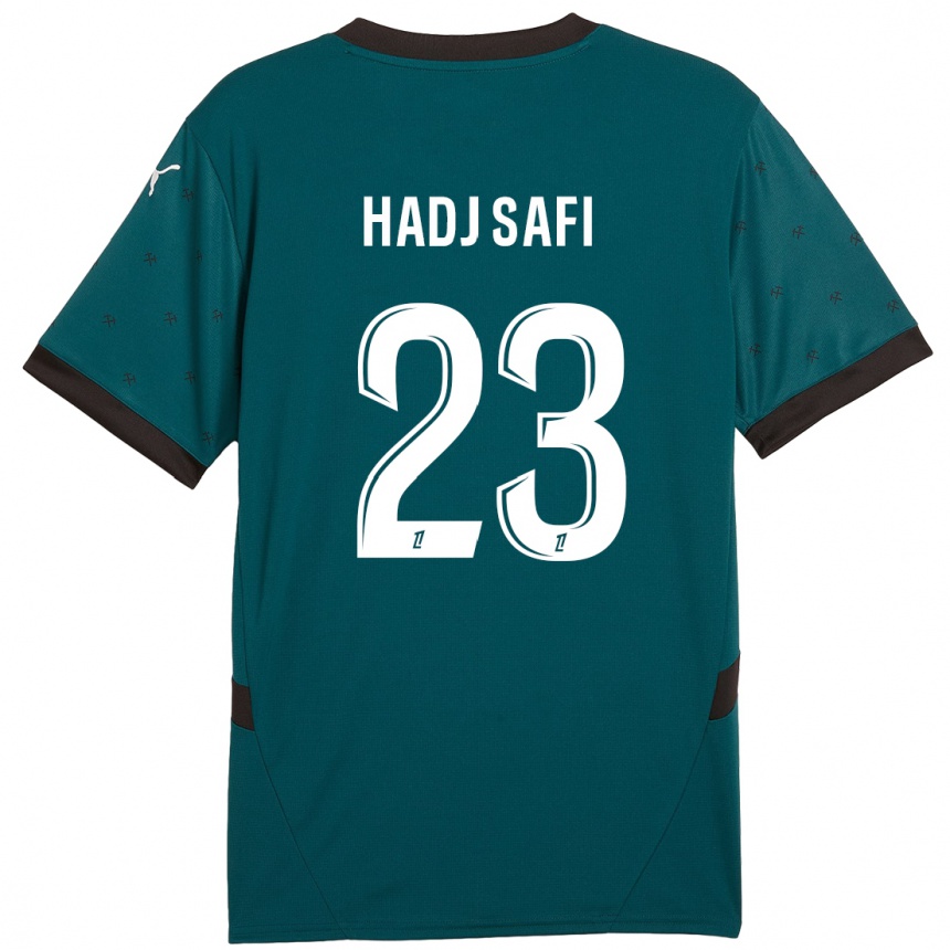 Niño Fútbol Camiseta Souhina Hadj Safi #23 Verde Oscuro 2ª Equipación 2024/25 Perú