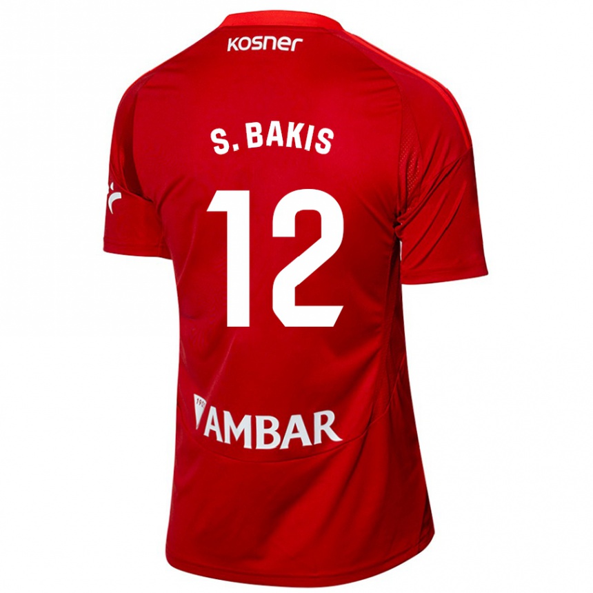 Niño Fútbol Camiseta Sinan Bakış #12 Blanco Azul 2ª Equipación 2024/25 Perú