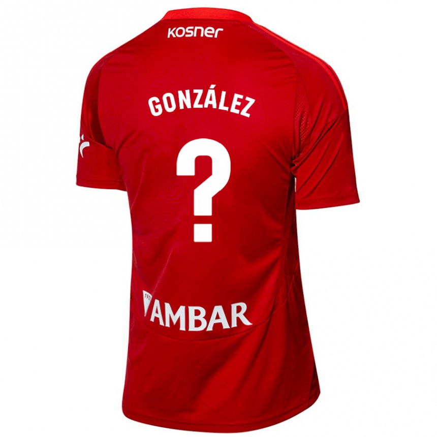 Niño Fútbol Camiseta Álex González #0 Blanco Azul 2ª Equipación 2024/25 Perú