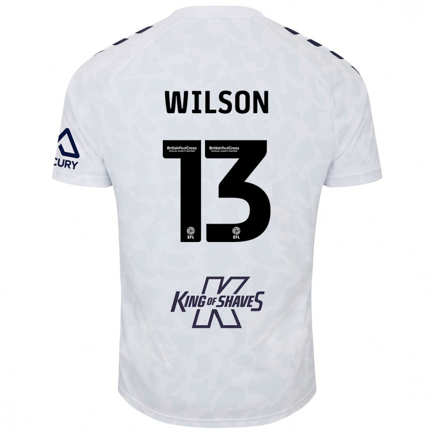 Niño Fútbol Camiseta Ben Wilson #13 Blanco 2ª Equipación 2024/25 Perú