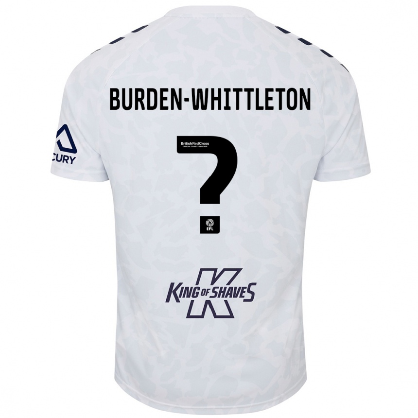 Niño Fútbol Camiseta Charlie Burden-Whittleton #0 Blanco 2ª Equipación 2024/25 Perú