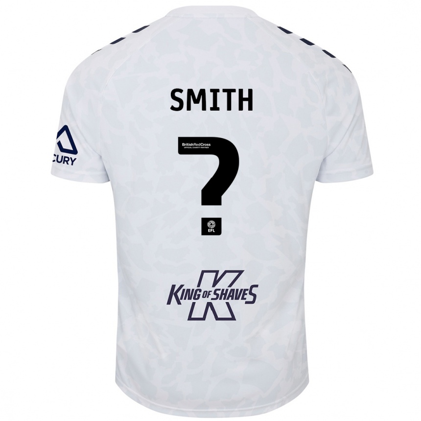 Niño Fútbol Camiseta Jayden Smith #0 Blanco 2ª Equipación 2024/25 Perú