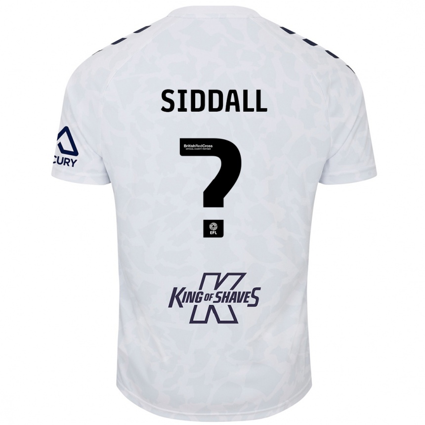 Niño Fútbol Camiseta Rylie Siddall #0 Blanco 2ª Equipación 2024/25 Perú