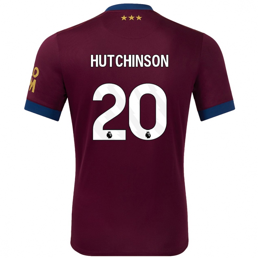 Niño Fútbol Camiseta Omari Hutchinson #20 Marrón 2ª Equipación 2024/25 Perú