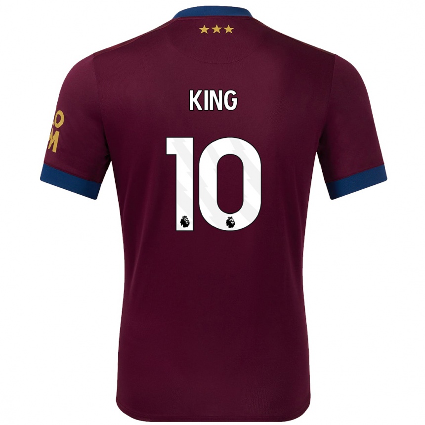 Niño Fútbol Camiseta Eloise King #10 Marrón 2ª Equipación 2024/25 Perú