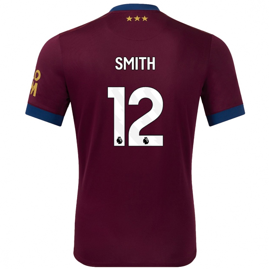 Niño Fútbol Camiseta Olivia Smith #12 Marrón 2ª Equipación 2024/25 Perú