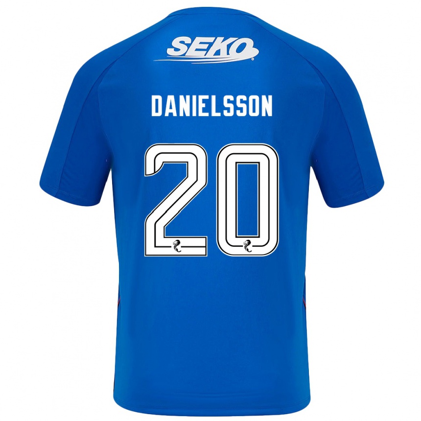 Hombre Fútbol Camiseta Jenny Julia Danielsson #20 Azul Oscuro 1ª Equipación 2024/25 Perú