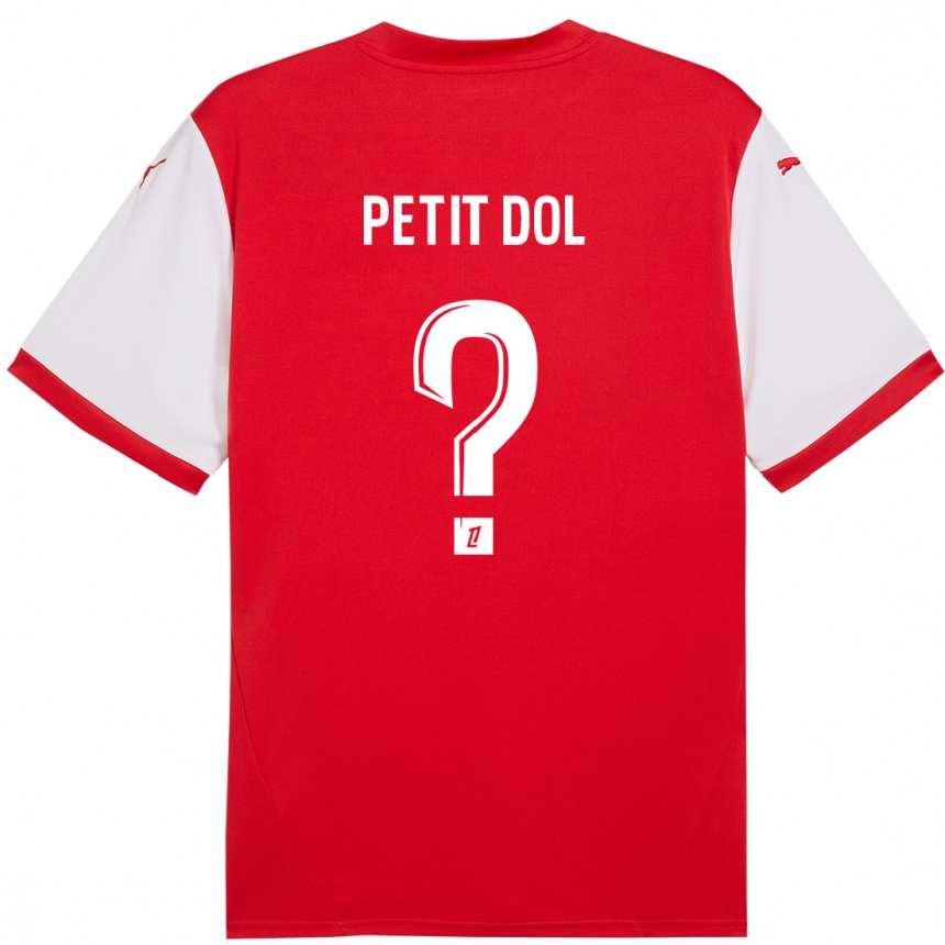 Hombre Fútbol Camiseta Alvin Petit Dol #0 Rojo Blanco 1ª Equipación 2024/25 Perú