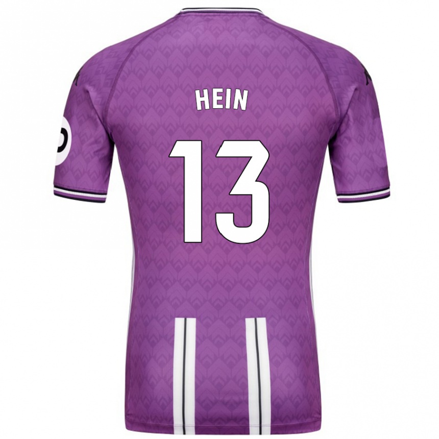 Hombre Fútbol Camiseta Karl Hein #13 Púrpura Blanco 1ª Equipación 2024/25 Perú