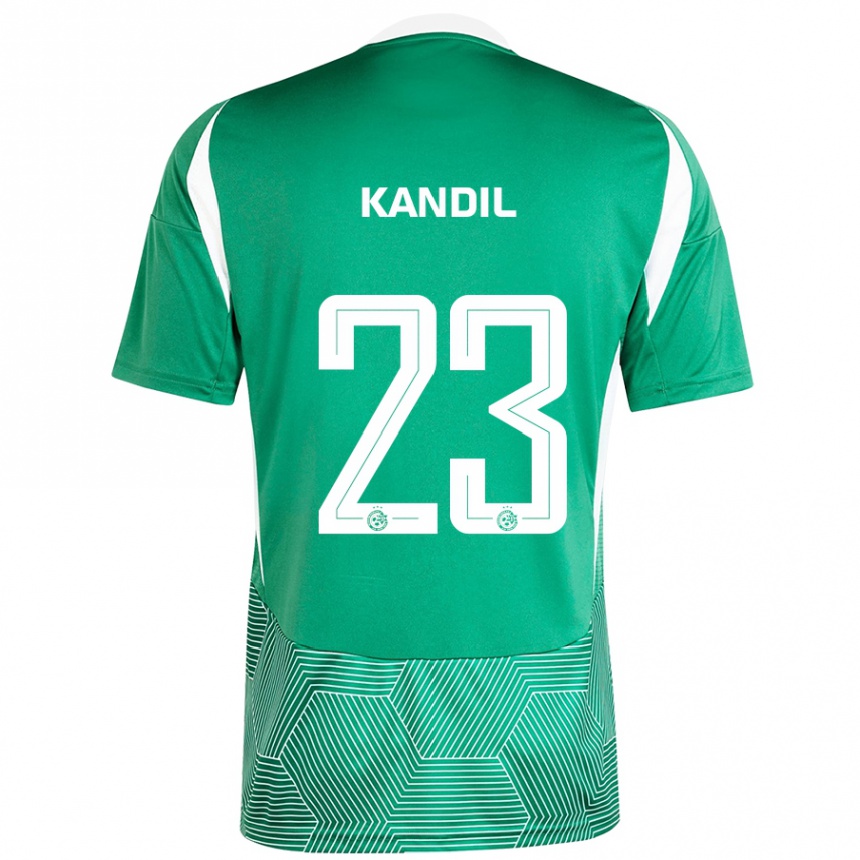 Hombre Fútbol Camiseta Maor Kandil #23 Verde Blanco 1ª Equipación 2024/25 Perú