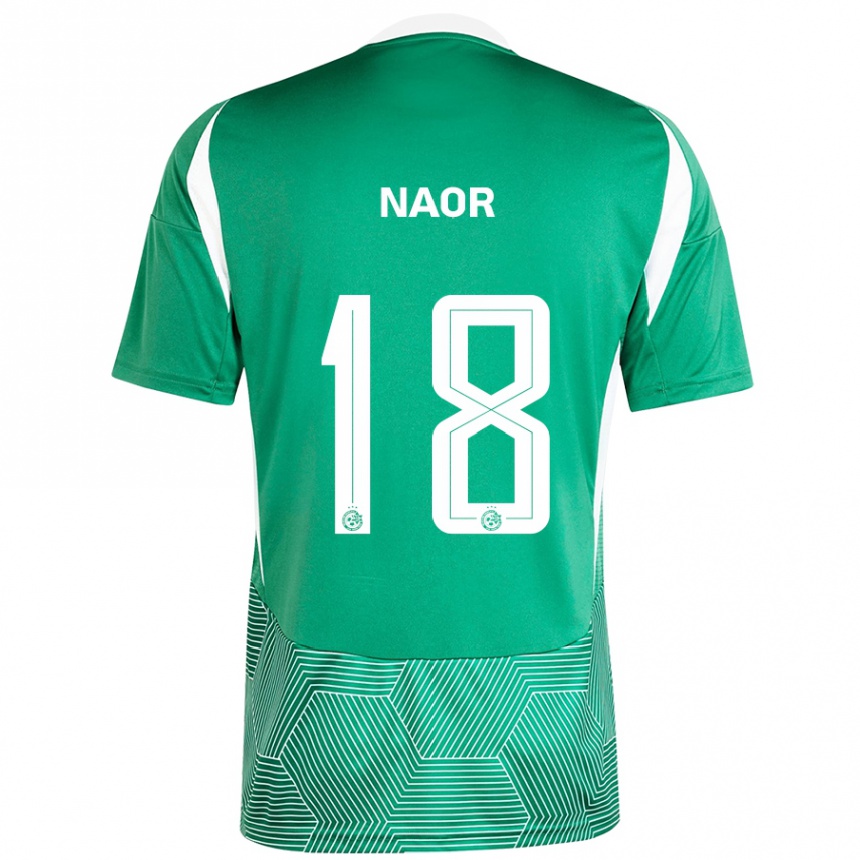 Hombre Fútbol Camiseta Goni Naor #18 Verde Blanco 1ª Equipación 2024/25 Perú