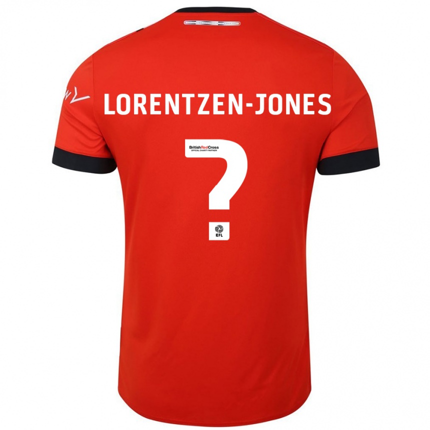 Hombre Fútbol Camiseta Jack Lorentzen-Jones #0 Naranja Negro 1ª Equipación 2024/25 Perú