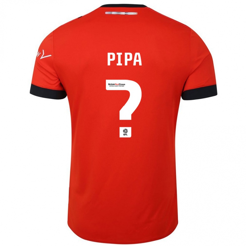 Hombre Fútbol Camiseta Oliver Pipa #0 Naranja Negro 1ª Equipación 2024/25 Perú