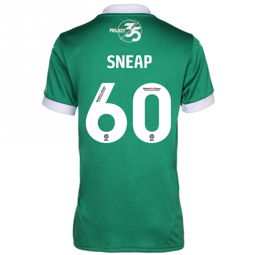 Hombre Fútbol Camiseta Harley Sneap #60 Verde Blanco 1ª Equipación 2024/25 Perú