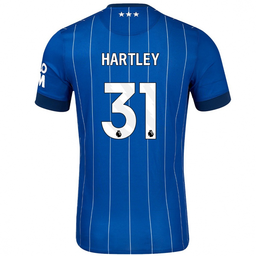 Hombre Fútbol Camiseta Laura Hartley #31 Azul Marino 1ª Equipación 2024/25 Perú