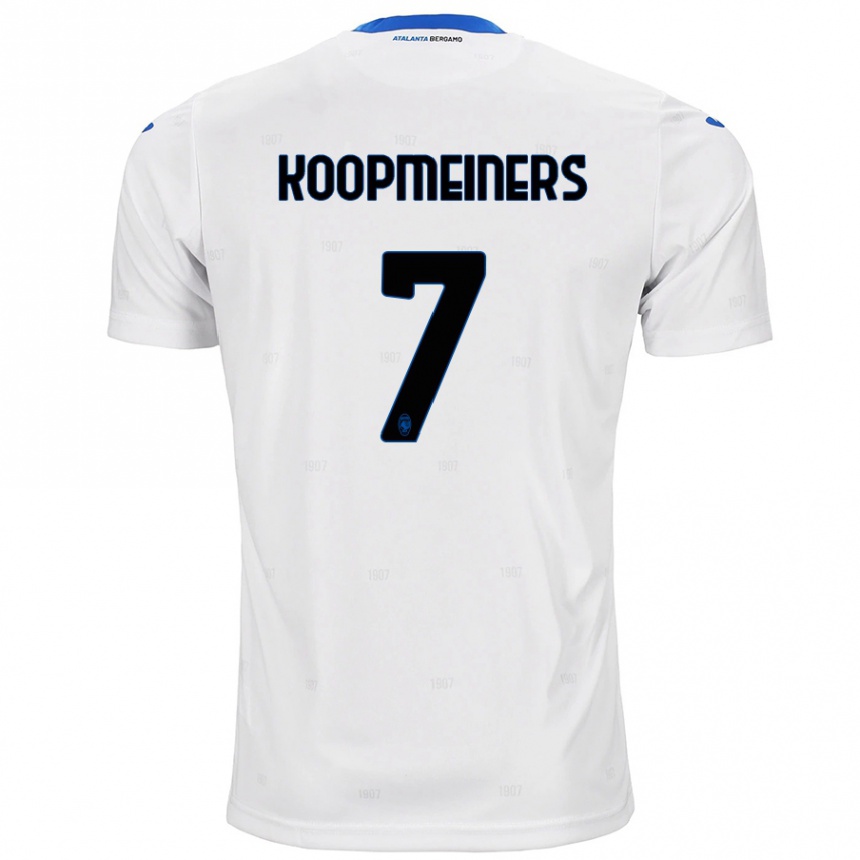 Hombre Fútbol Camiseta Teun Koopmeiners #7 Blanco 2ª Equipación 2024/25 Perú