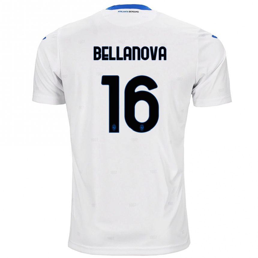 Hombre Fútbol Camiseta Raoul Bellanova #16 Blanco 2ª Equipación 2024/25 Perú