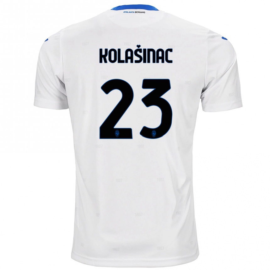 Hombre Fútbol Camiseta Sead Kolasinac #23 Blanco 2ª Equipación 2024/25 Perú