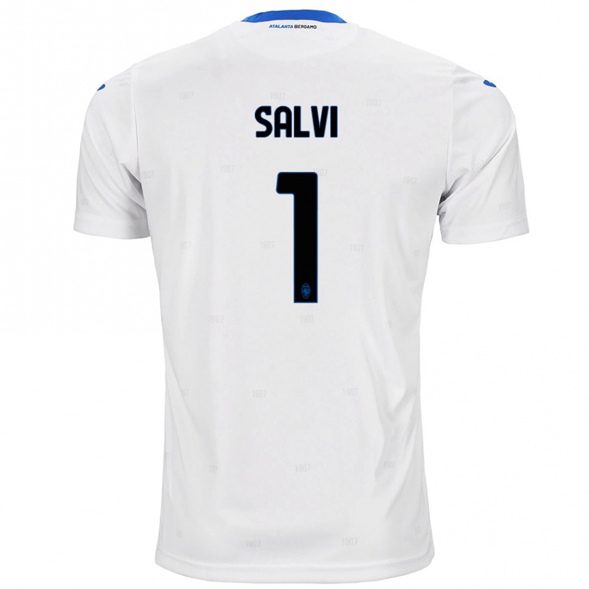 Hombre Fútbol Camiseta Margherita Salvi #1 Blanco 2ª Equipación 2024/25 Perú