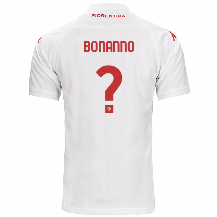 Hombre Fútbol Camiseta Piergiorgio Bonanno #0 Blanco 2ª Equipación 2024/25 Perú