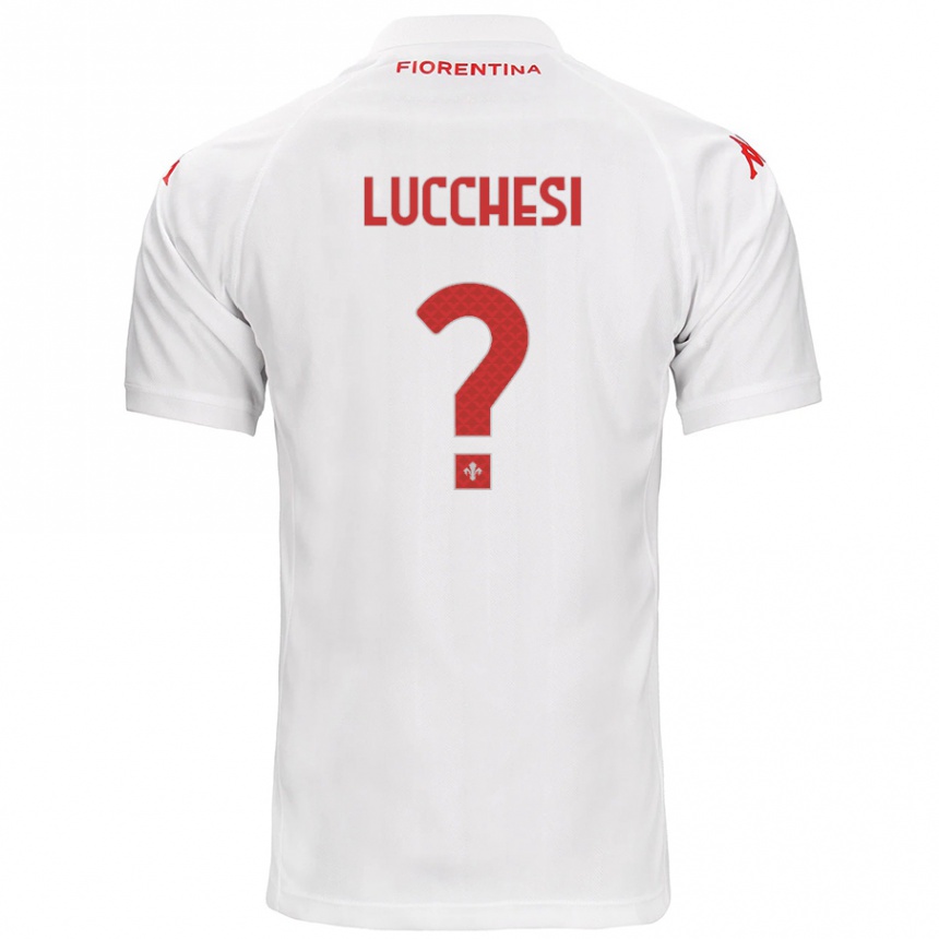 Hombre Fútbol Camiseta Andrea Lucchesi #0 Blanco 2ª Equipación 2024/25 Perú