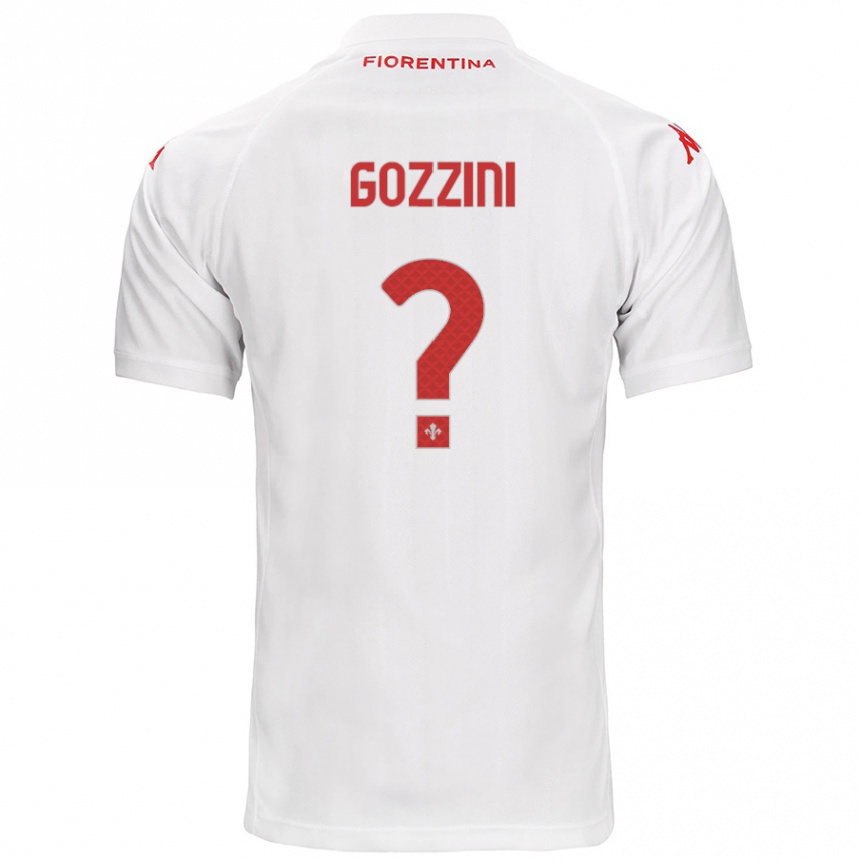 Hombre Fútbol Camiseta Gozzini #0 Blanco 2ª Equipación 2024/25 Perú