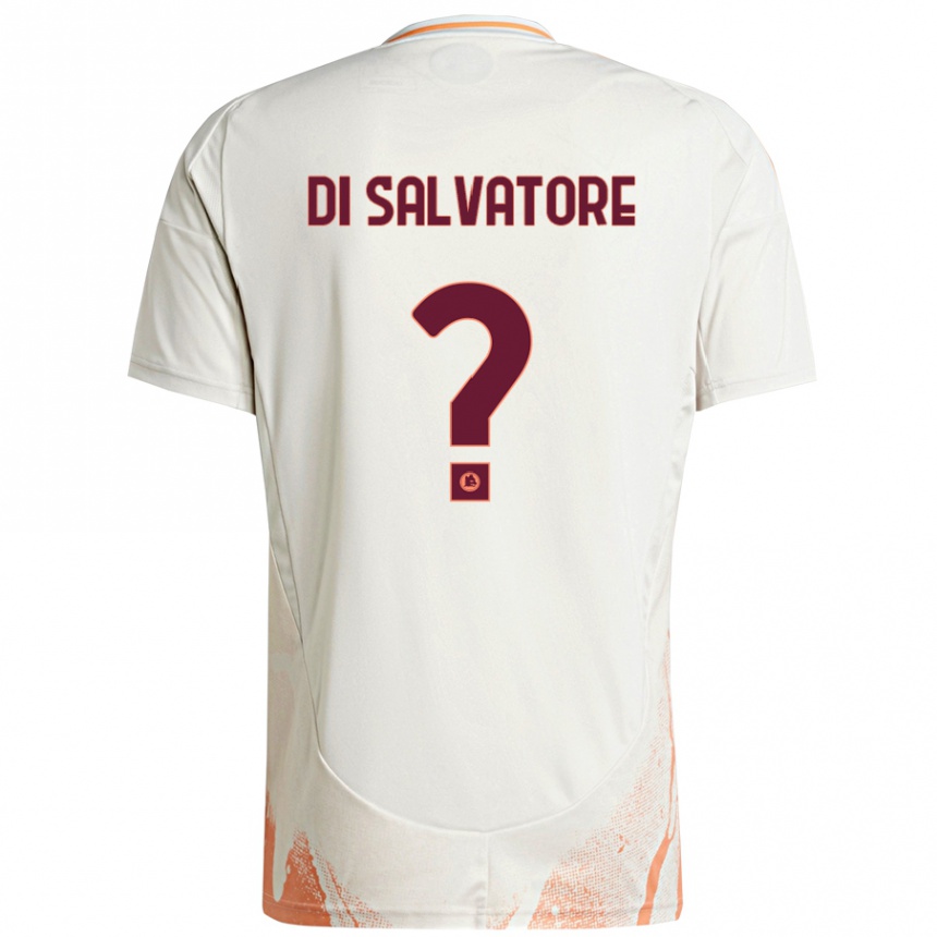 Hombre Fútbol Camiseta Diego Di Salvatore #0 Crema Blanco Naranja 2ª Equipación 2024/25 Perú