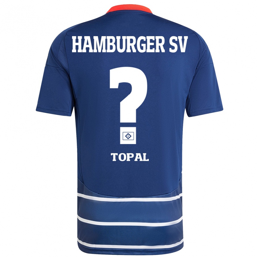 Hombre Fútbol Camiseta Murat Topal #0 Azul Oscuro 2ª Equipación 2024/25 Perú