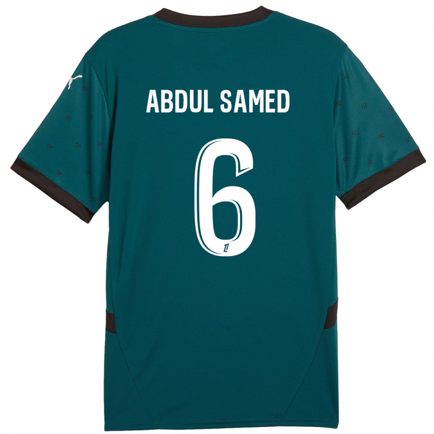 Hombre Fútbol Camiseta Salis Abdul Samed #6 Verde Oscuro 2ª Equipación 2024/25 Perú