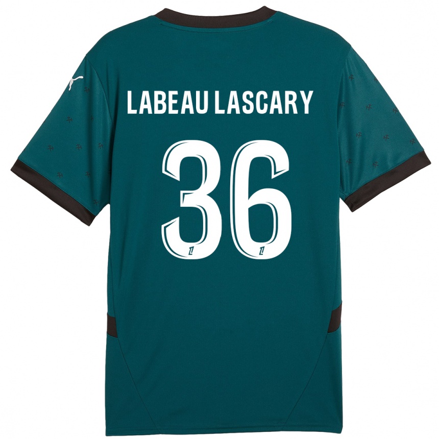 Hombre Fútbol Camiseta Rémy Labeau Lascary #36 Verde Oscuro 2ª Equipación 2024/25 Perú