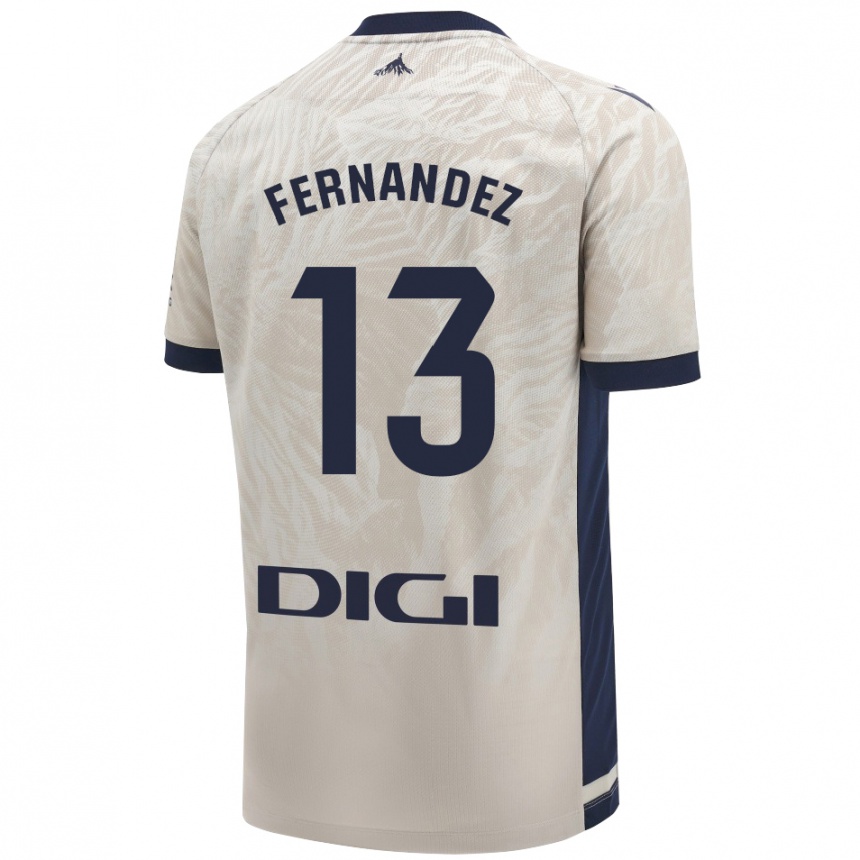 Hombre Fútbol Camiseta Aitor Fernández #13 Gris Claro 2ª Equipación 2024/25 Perú