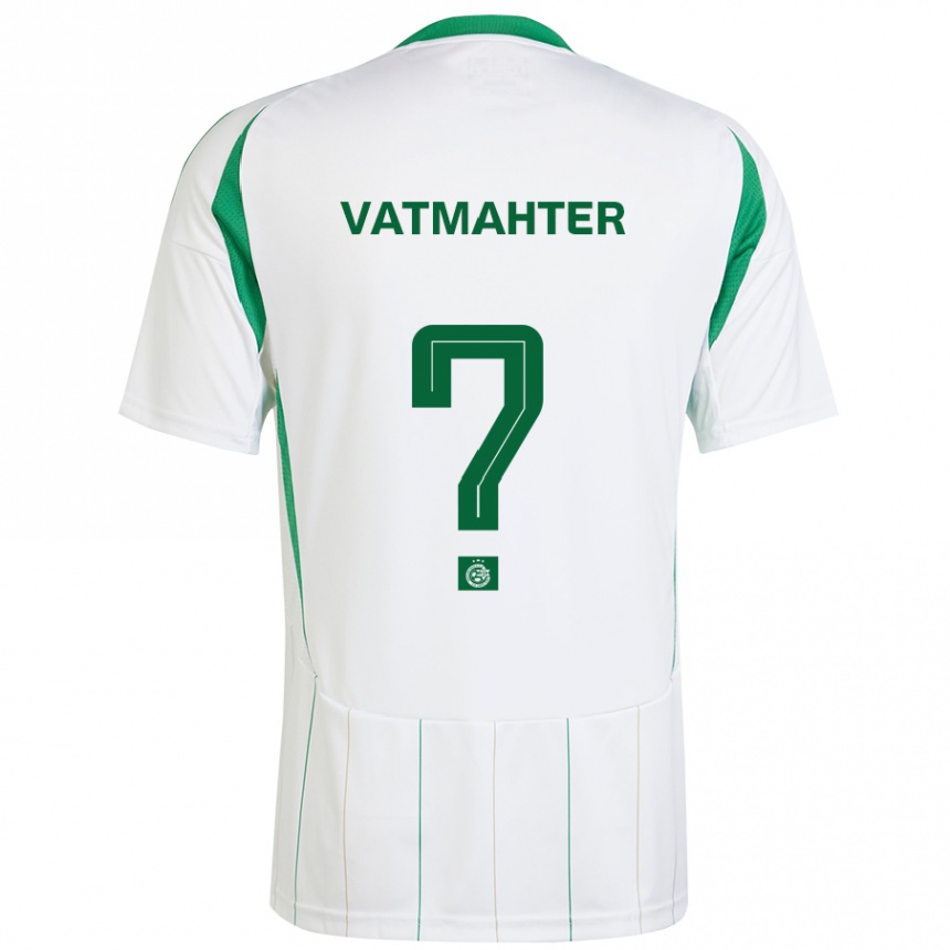 Hombre Fútbol Camiseta Liam Vatmahter #0 Blanco Verde 2ª Equipación 2024/25 Perú