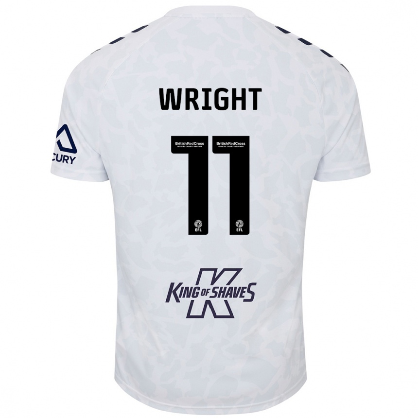 Hombre Fútbol Camiseta Haji Wright #11 Blanco 2ª Equipación 2024/25 Perú