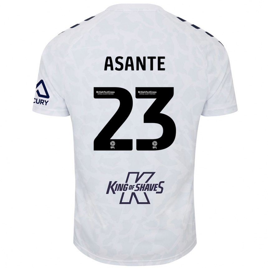 Hombre Fútbol Camiseta Brandon Thomas-Asante #23 Blanco 2ª Equipación 2024/25 Perú