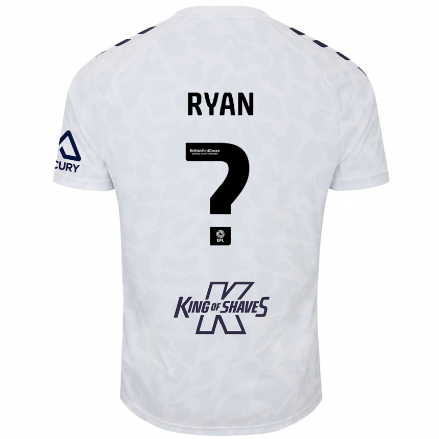 Hombre Fútbol Camiseta Kain Ryan #0 Blanco 2ª Equipación 2024/25 Perú