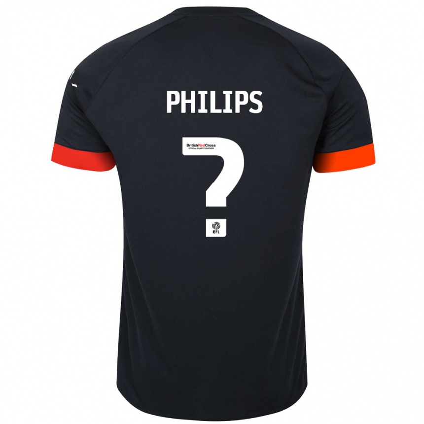 Hombre Fútbol Camiseta Joshua Philips #0 Negro Naranja 2ª Equipación 2024/25 Perú